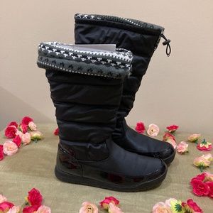 NWT Totes Waterproof Black Boots "Caroline 2" 10M